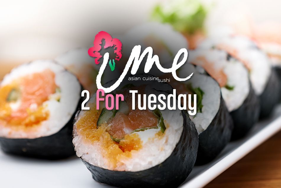 Ume 2 for Tuesday Dining Special at Casino Del Sol